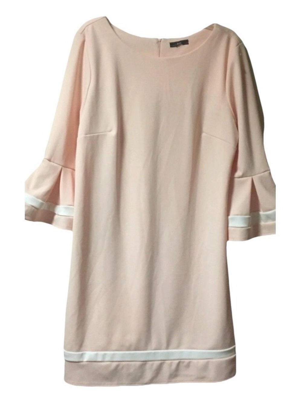 Vintage ~ R & K Originals ~ Women’s ~ Dress ~ Large ~ Light Pink ~ Bell Sleeves